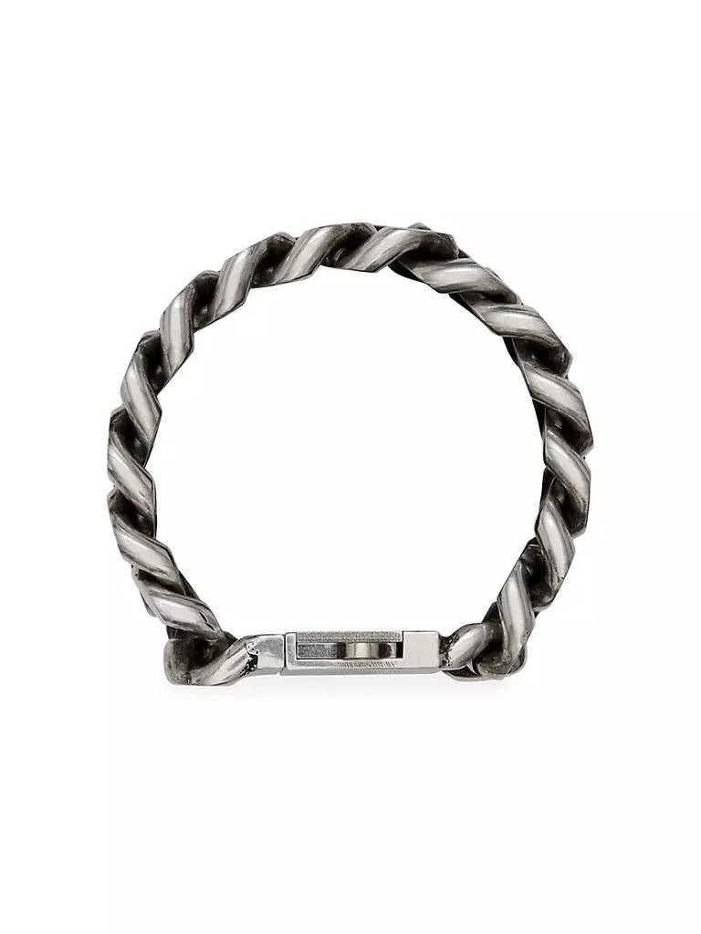 Saint Laurent Silver-Tone Chain Bracelet 2