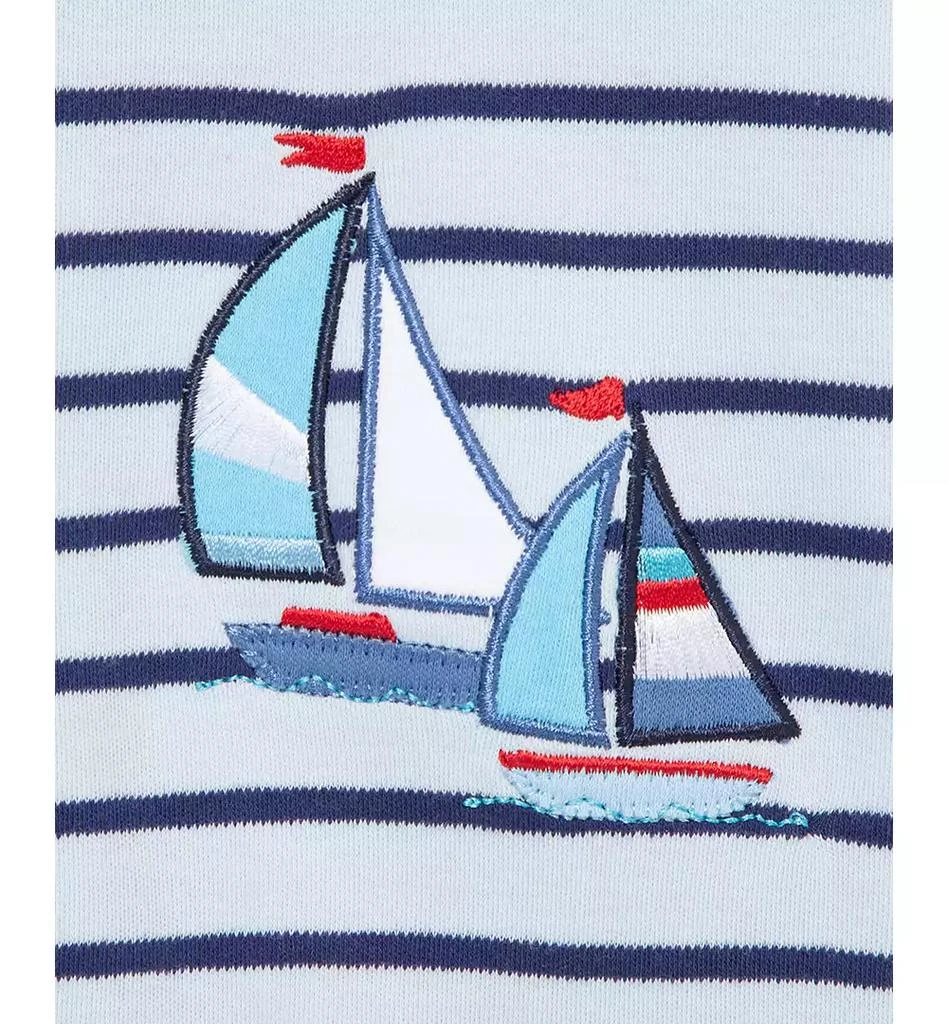 Little Me Baby Boys Sailboats Rompers, Pack of 2 4