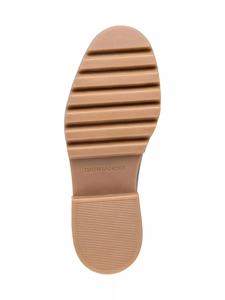 Bernardo Chandler Multi Leather Lug Sole Loafers 7