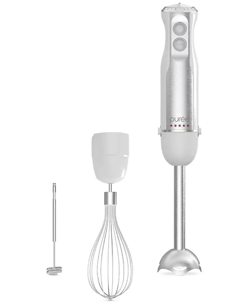 Tzumi Puree Stainless Steel Blade 3-Pc. Immersion Blender 2