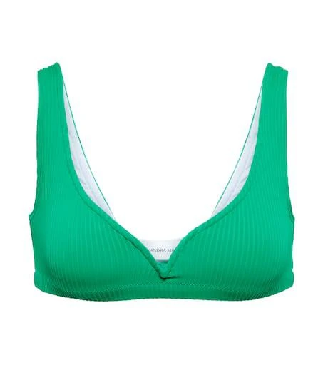 Alexandra Miro Kamala ribbed bikini top 1