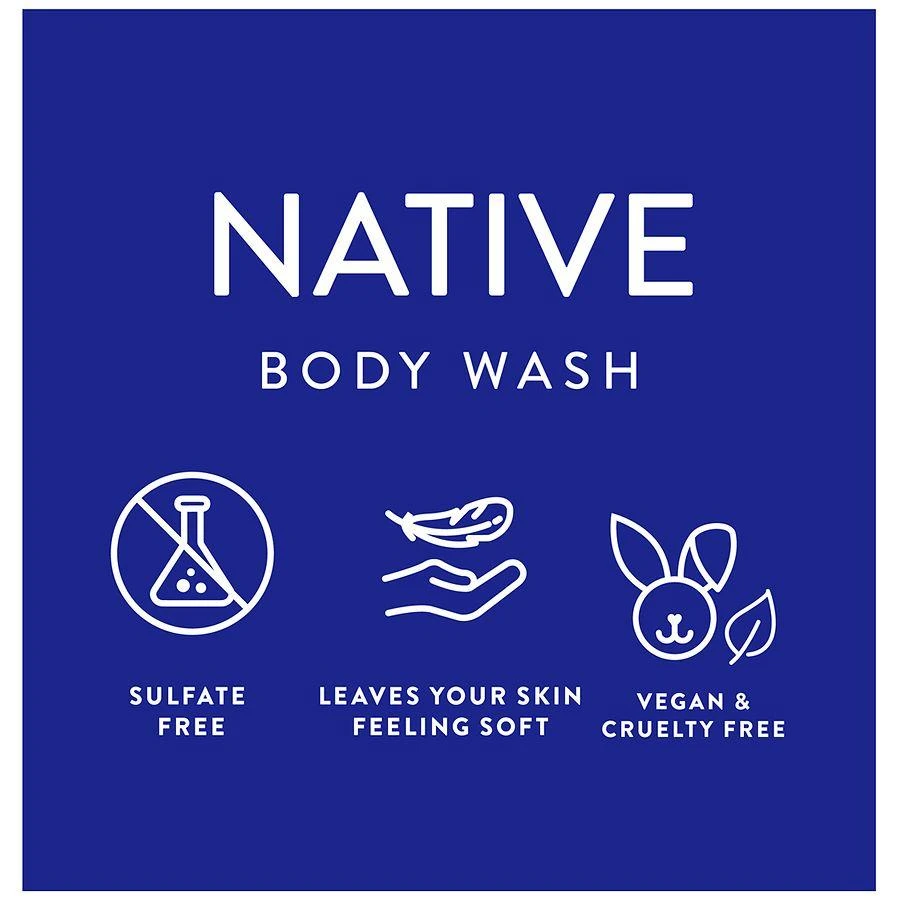 Native Body Wash Coconut
Vanilla, Travel Size, Mini 3
