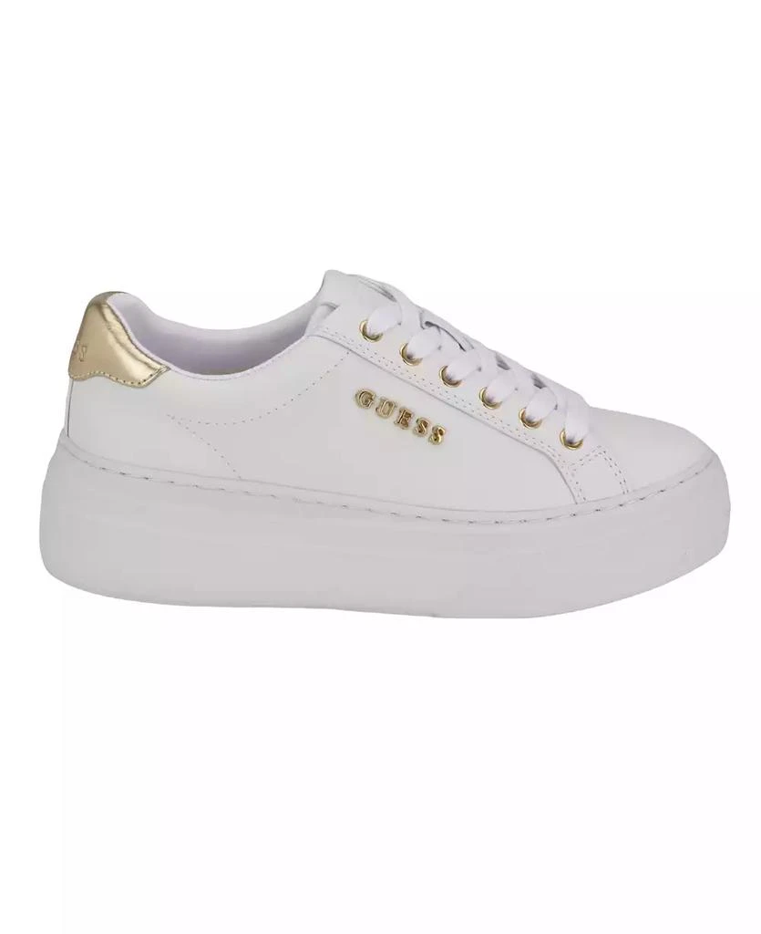 GUESS Women's Amera Lace Up Fashion Platform Logo Sneakers 2