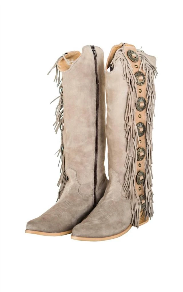 Naughty Monkey Naughty Monkey - Women's Rodeo Doll Fringe Boots 1