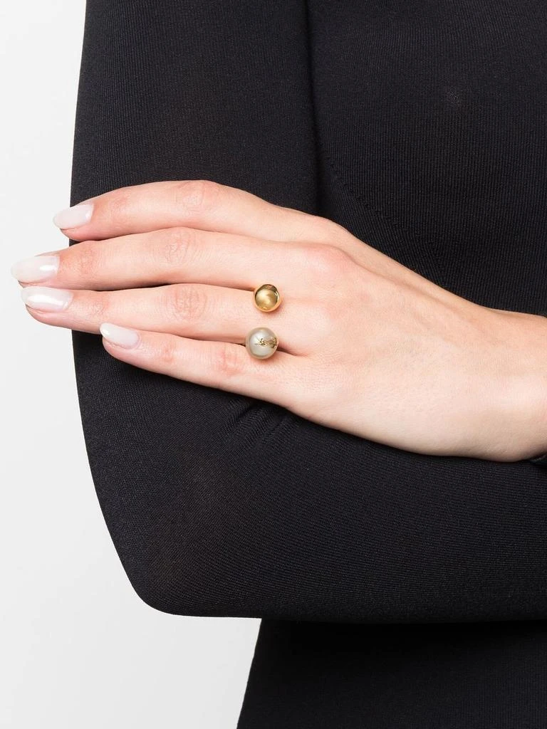 Yves Saint Laurent CASSANDRE PEARL BALL RING 2