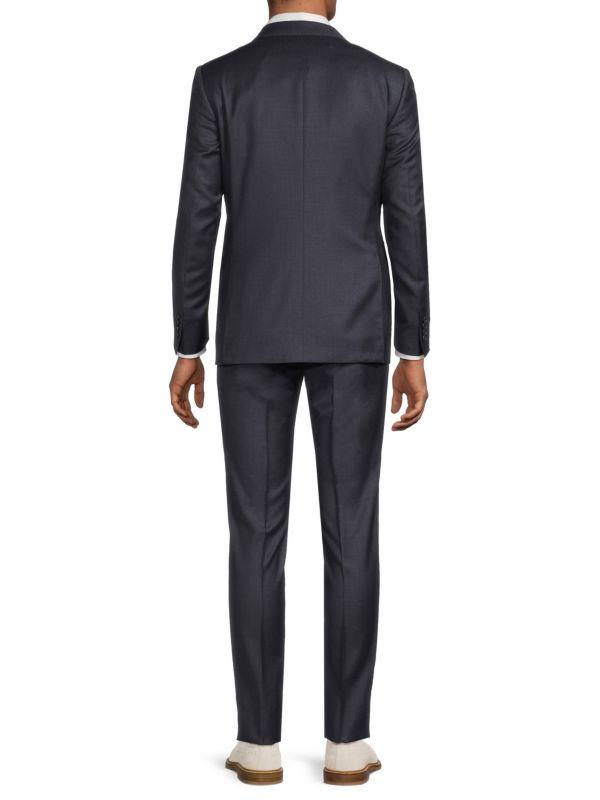 Canali Solid Cupro Suit