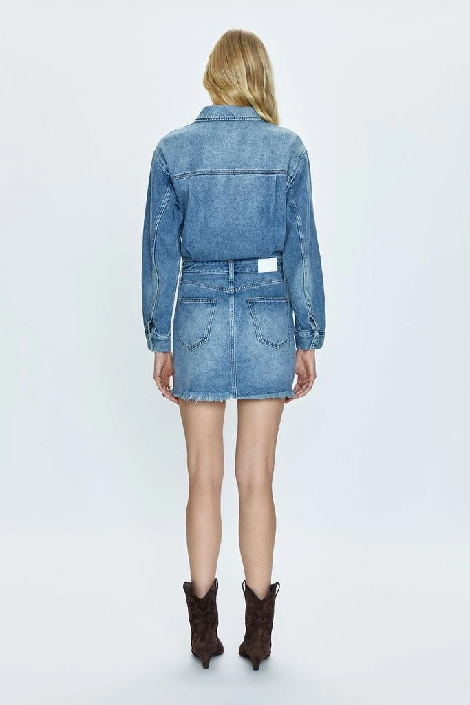 Pistola Denim Nina Long Sleeve Mini Dress - Cara 5