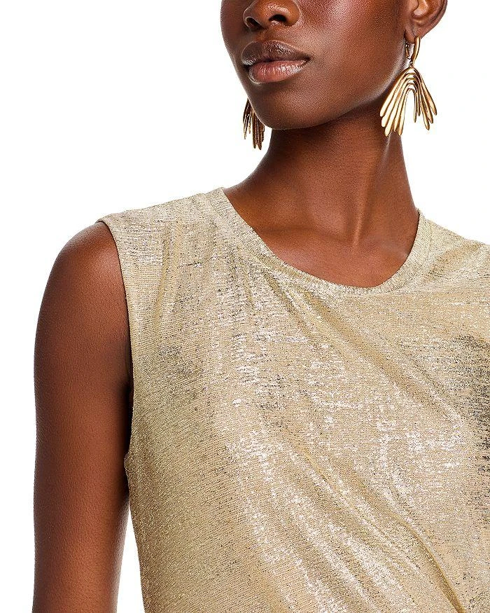 BCBG Metallic Midi Dress 2