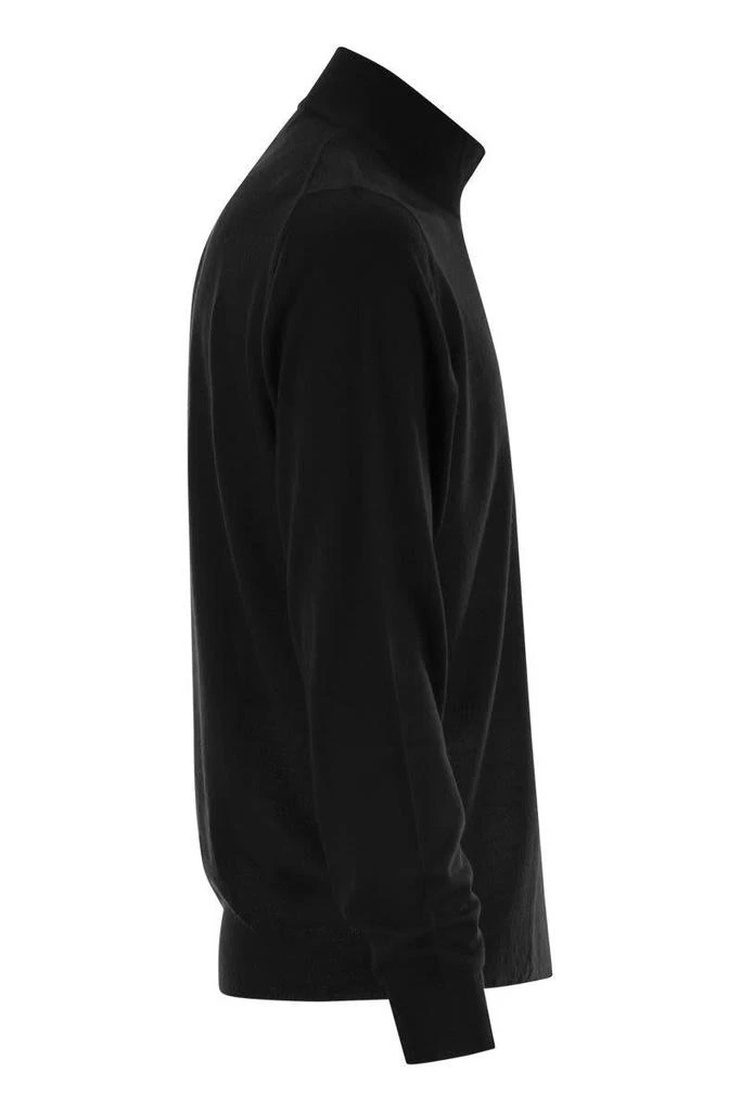 Fedeli Fedeli Favonio - Superfine Wool Half-Zip Sweater 3