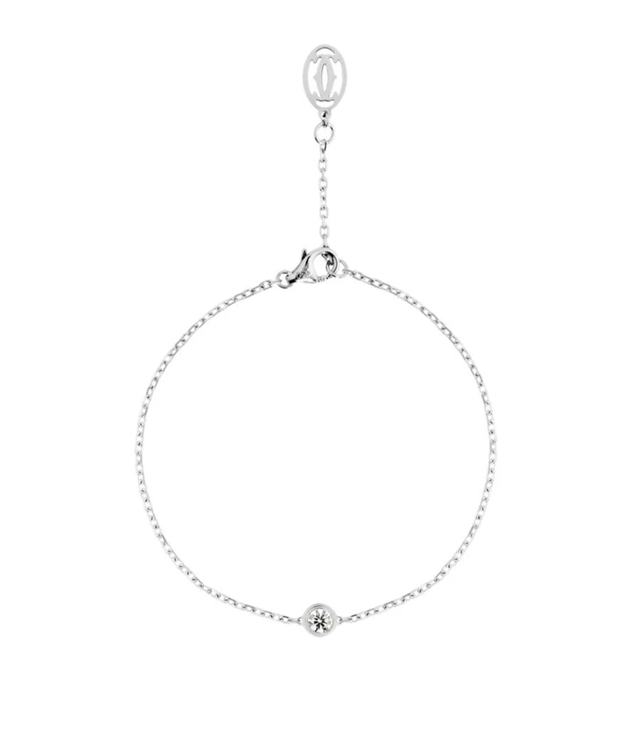 Cartier White Gold and Diamond Cartier d'Amour Bracelet 1
