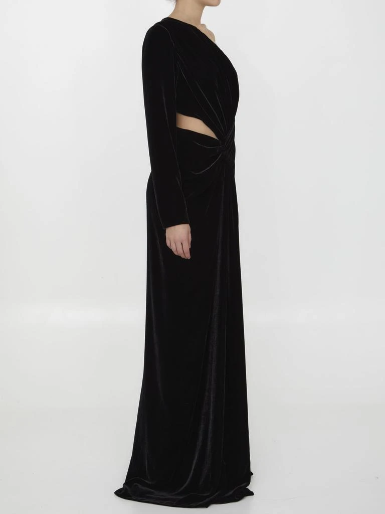 Costarellos Black Velvet Dress 2