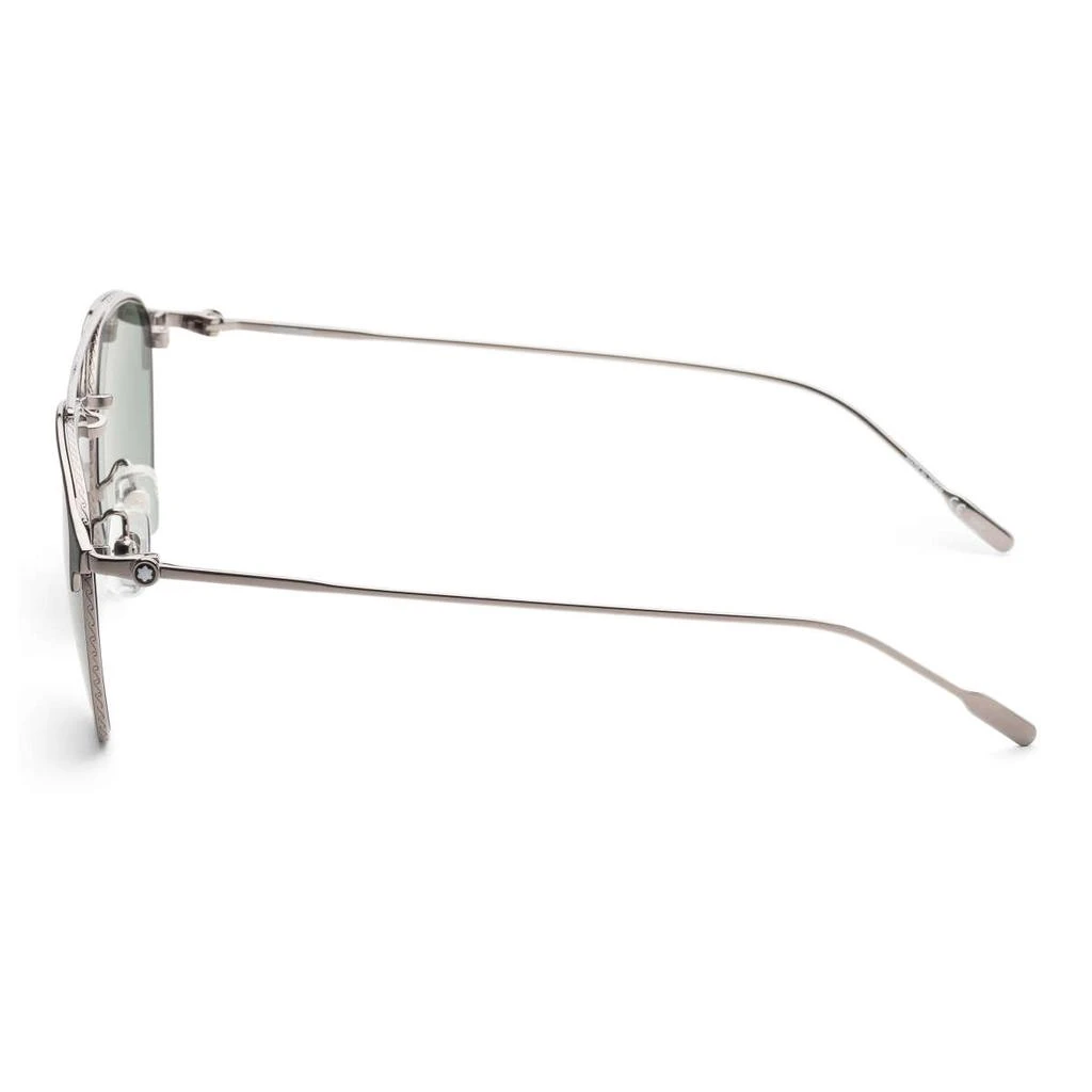MontBlanc Montblanc Men's Grey Aviator Sunglasses 4