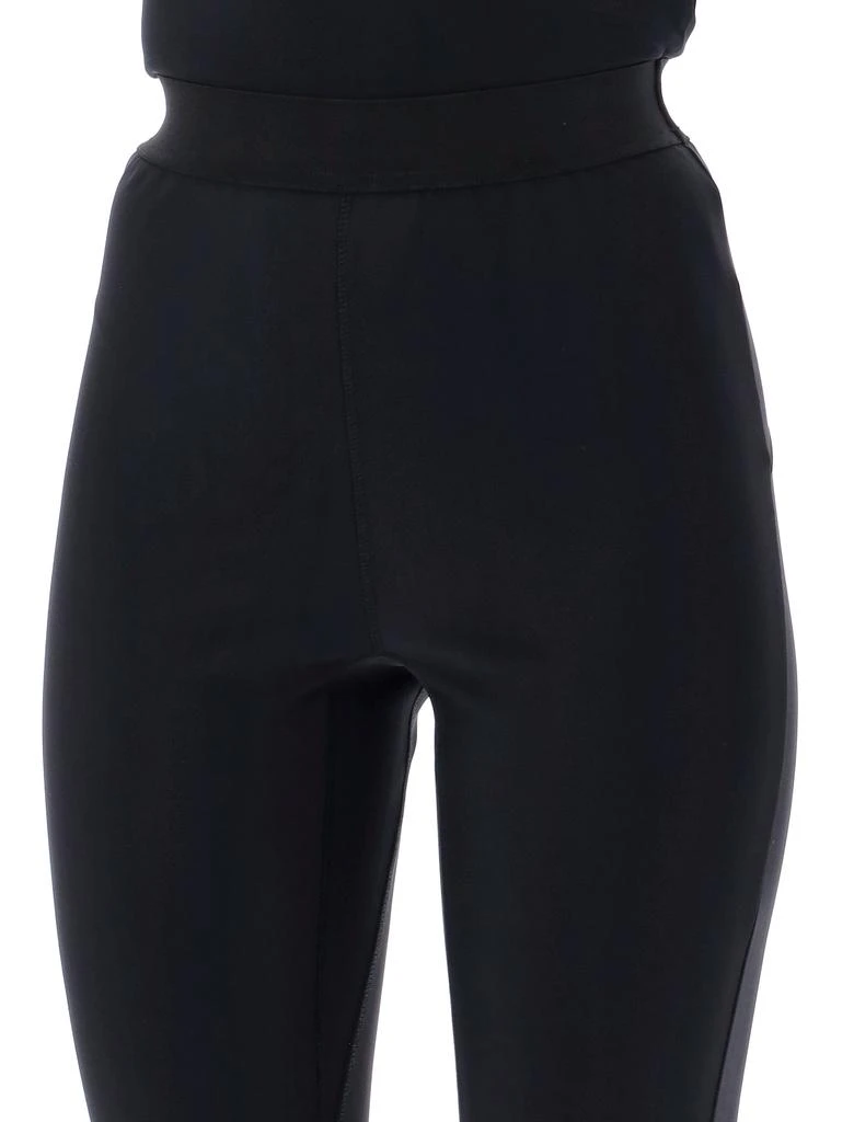 WARDROBE.NYC BONDED BACK ZIP LEGGINGS 3