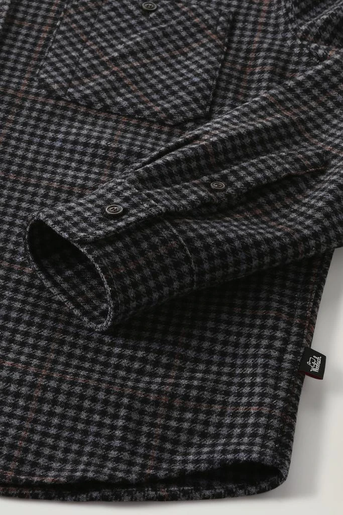 Woolrich Wool Blend Trout Run Plaid Flannel Shirt - Men - Gray 3