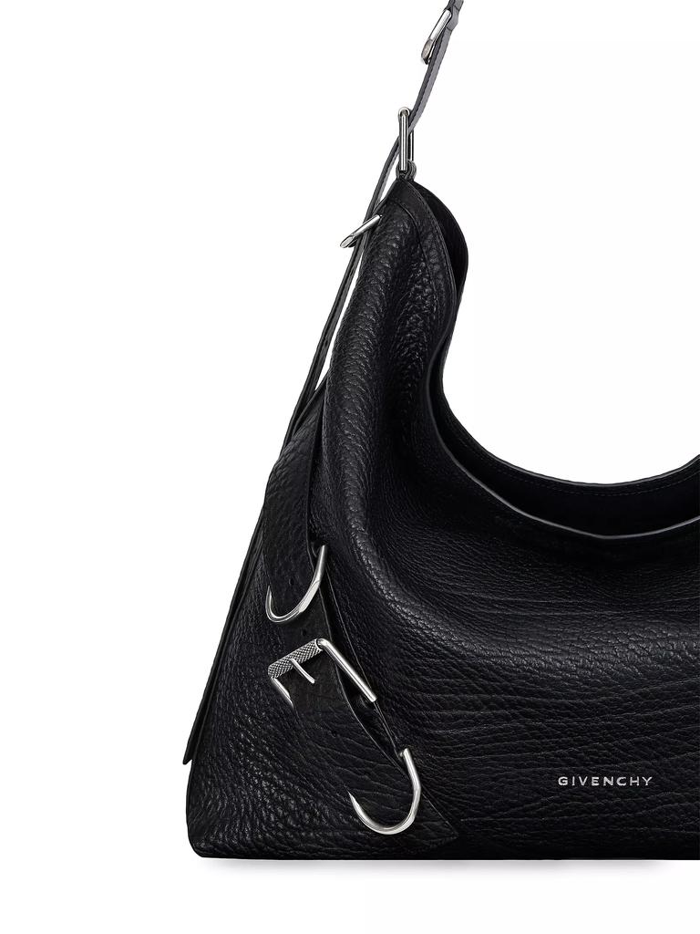 Givenchy Large Voyou Bag in Grained Leather - Shoulder Bags