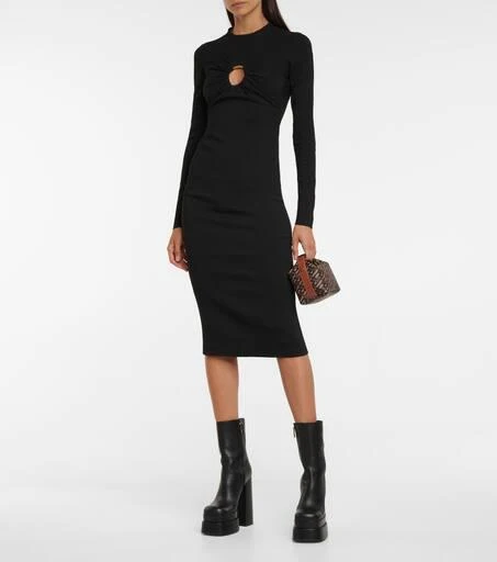 Versace Intrico leather platform ankle boots 2