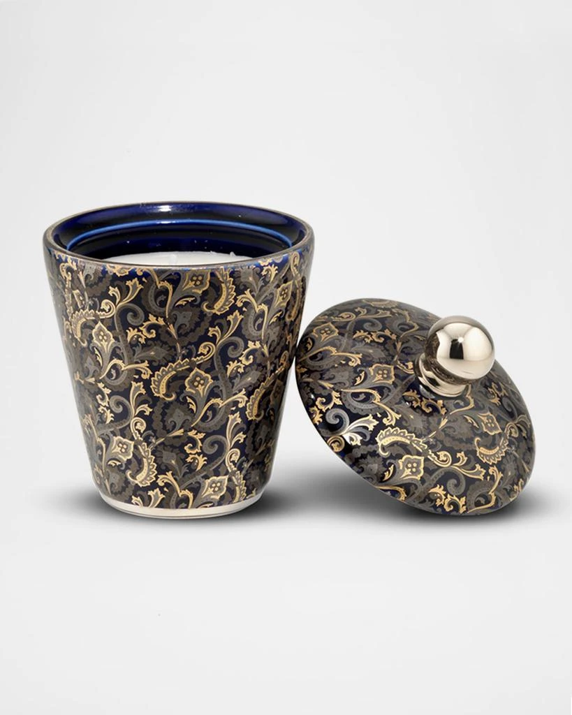 Stefano Ricci Multicolor Paisley Royal Eagle Black Candle 3