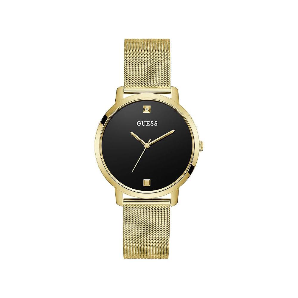 GUESS Gold-Tone Mesh Ladies Watch