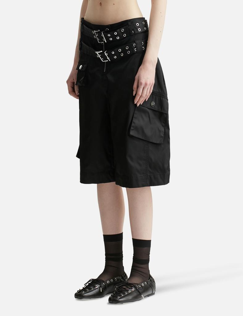 Ganni Duchess Nylon Pocket Shorts