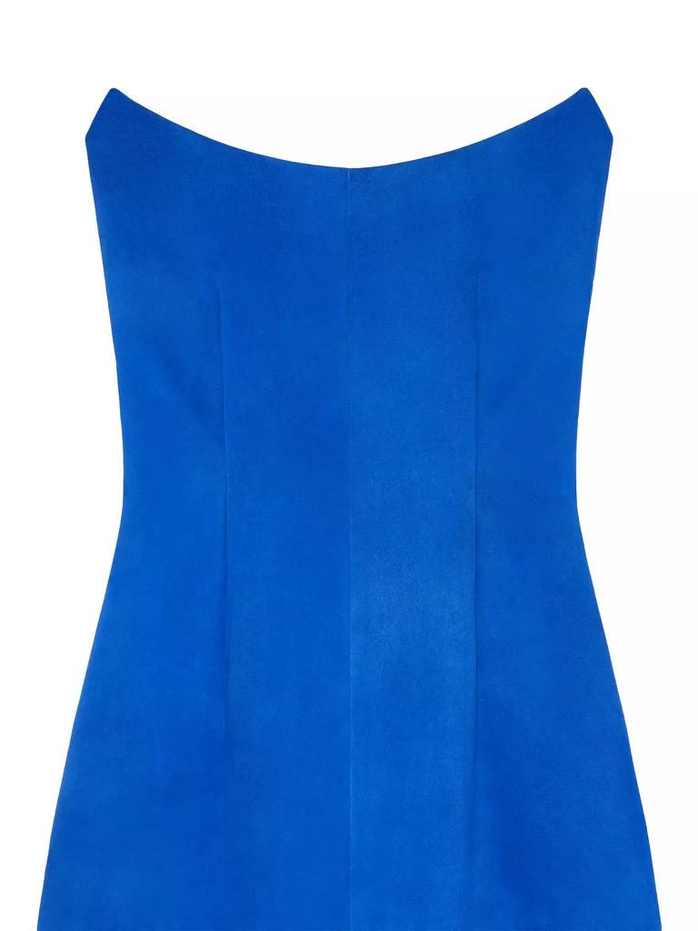 Givenchy Asymmetric Bustier Dress in Suede 3