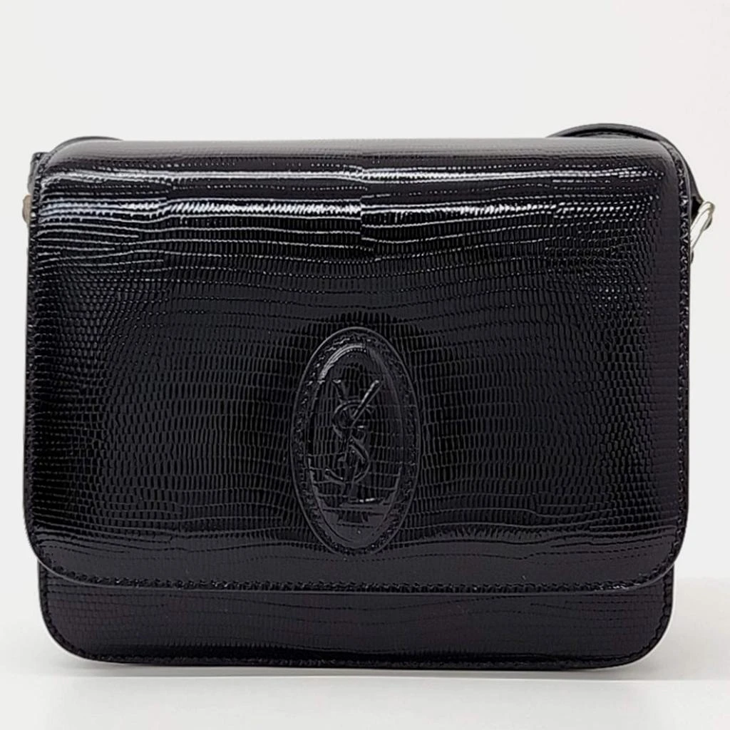 Yves Saint Laurent Saint Laurent Paris Black Leather Saddle bag 1