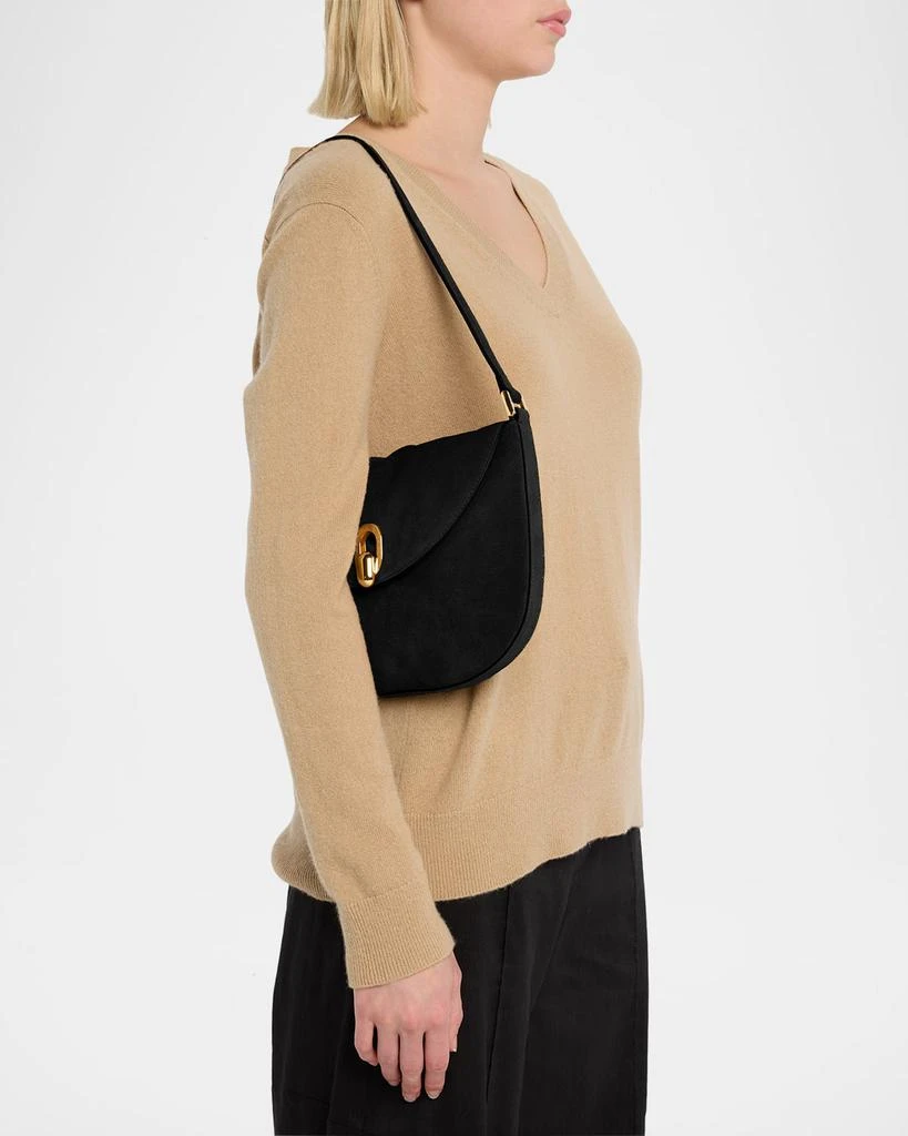 SAVETTE The Tondo Suede Hobo Bag 2