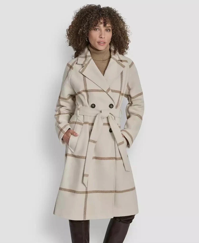 Women's Belted Notch Collar Coat, P/XS-XX – On Sale Now with Up to