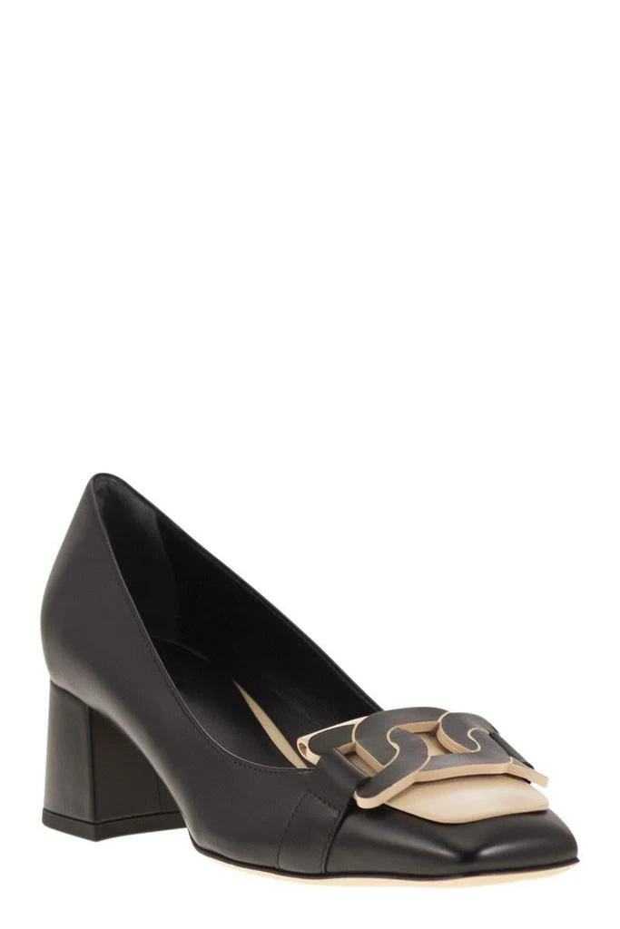 Tod's Tod'S Leather Pumps With Chain 2