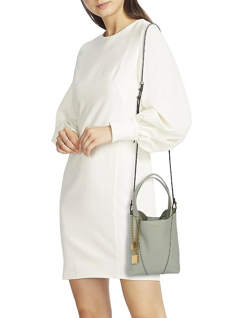 Chloé Small Spin Leather Tote Bag 2