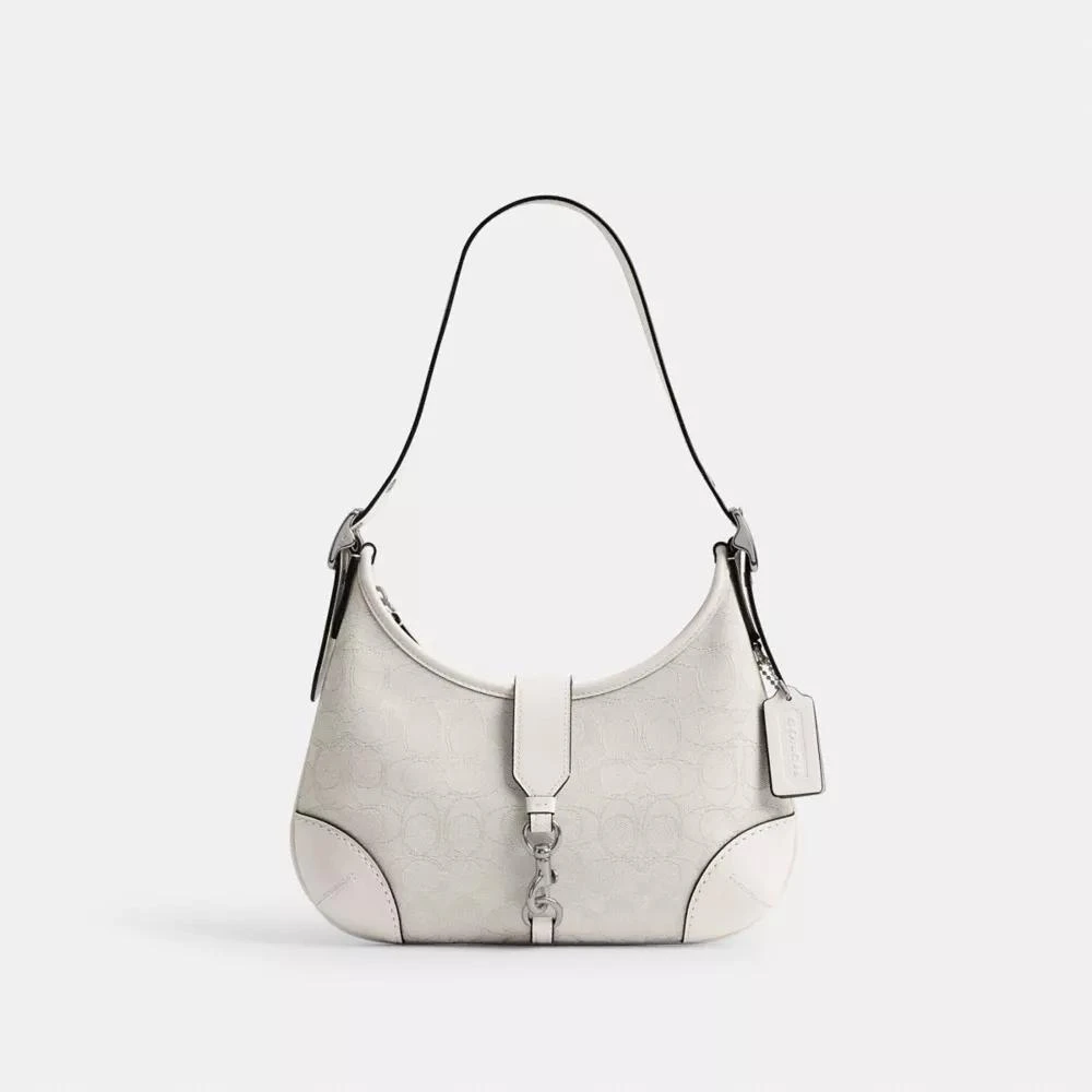 Coach Hamptons Hobo Bag In Signature Jacquard 1