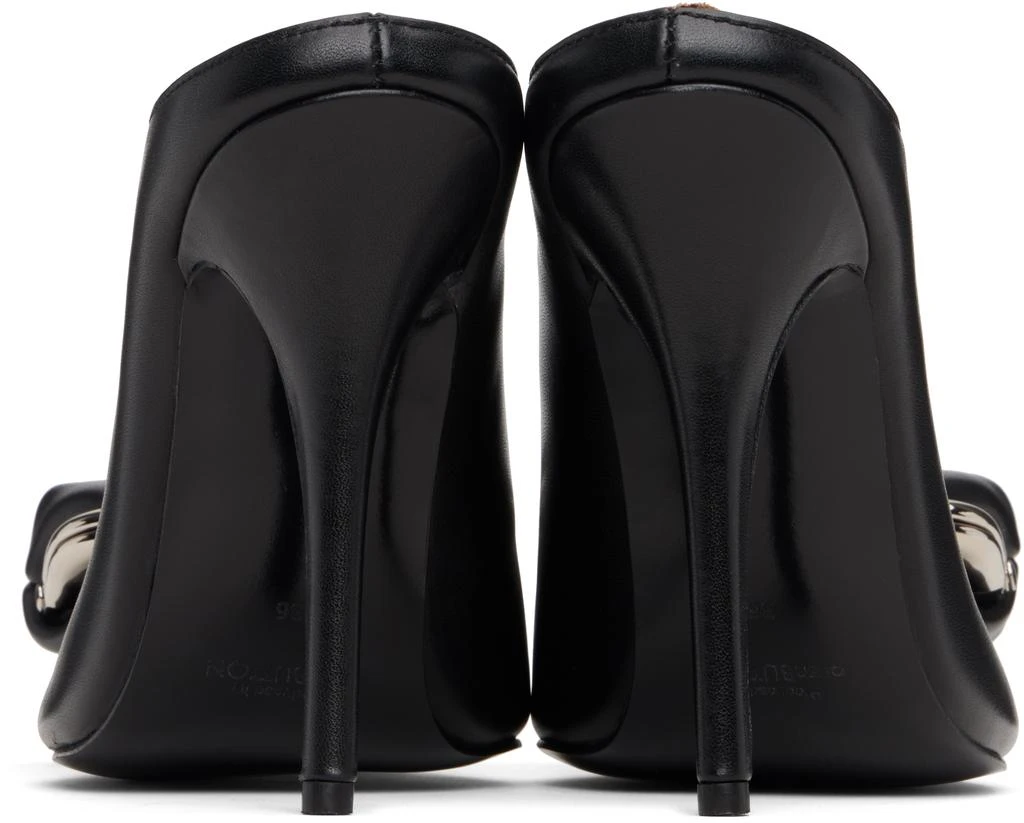 pushBUTTON Black Coin Purse Pointy Heels 2