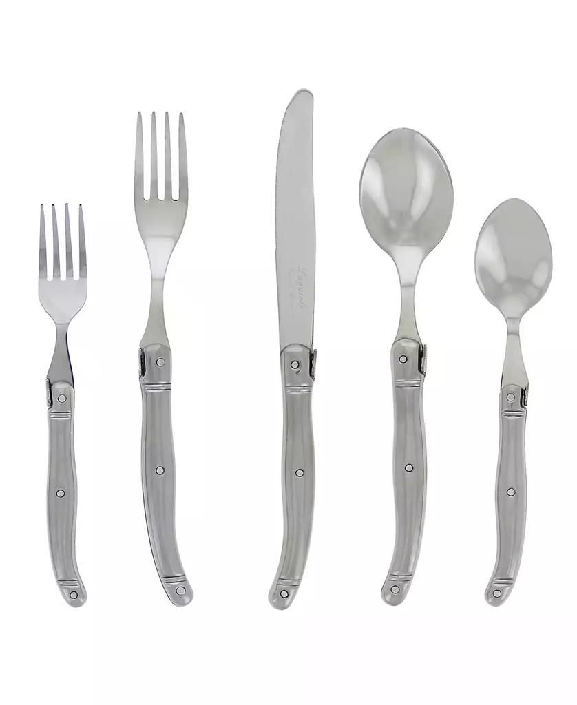 French Home Laguiole 20 Piece Stainless Steel Flatware Set, Service for 4