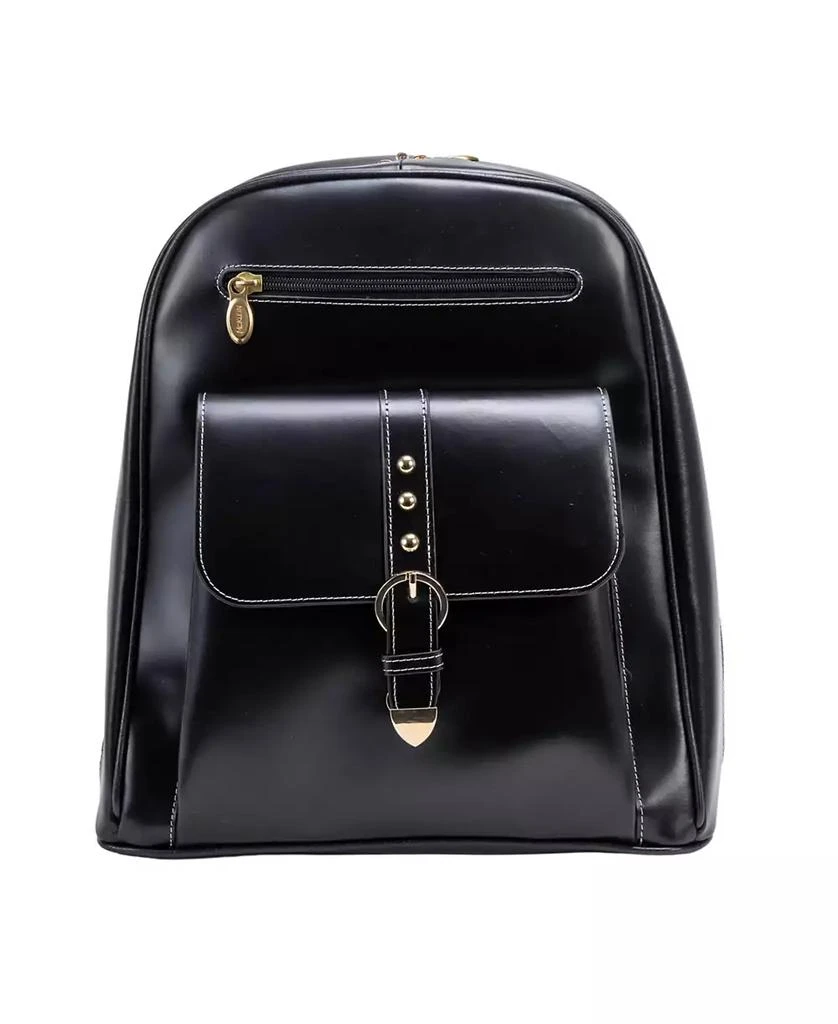 McKlein Madison Leather Business Laptop Tablet Backpack 1