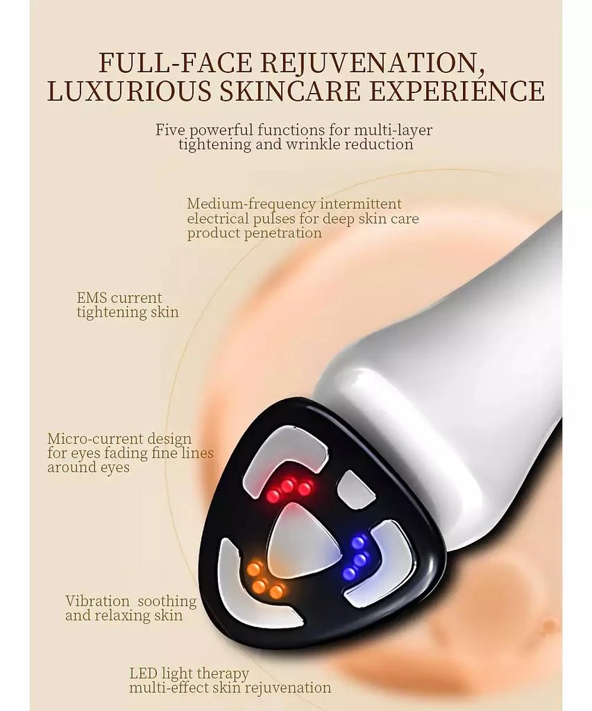 Prospera RF 5 In 1 EMS Micro Current LED Light Beauty Device 4