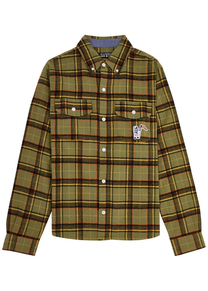 Billionaire Boys Club Logo checked flannel shirt  1