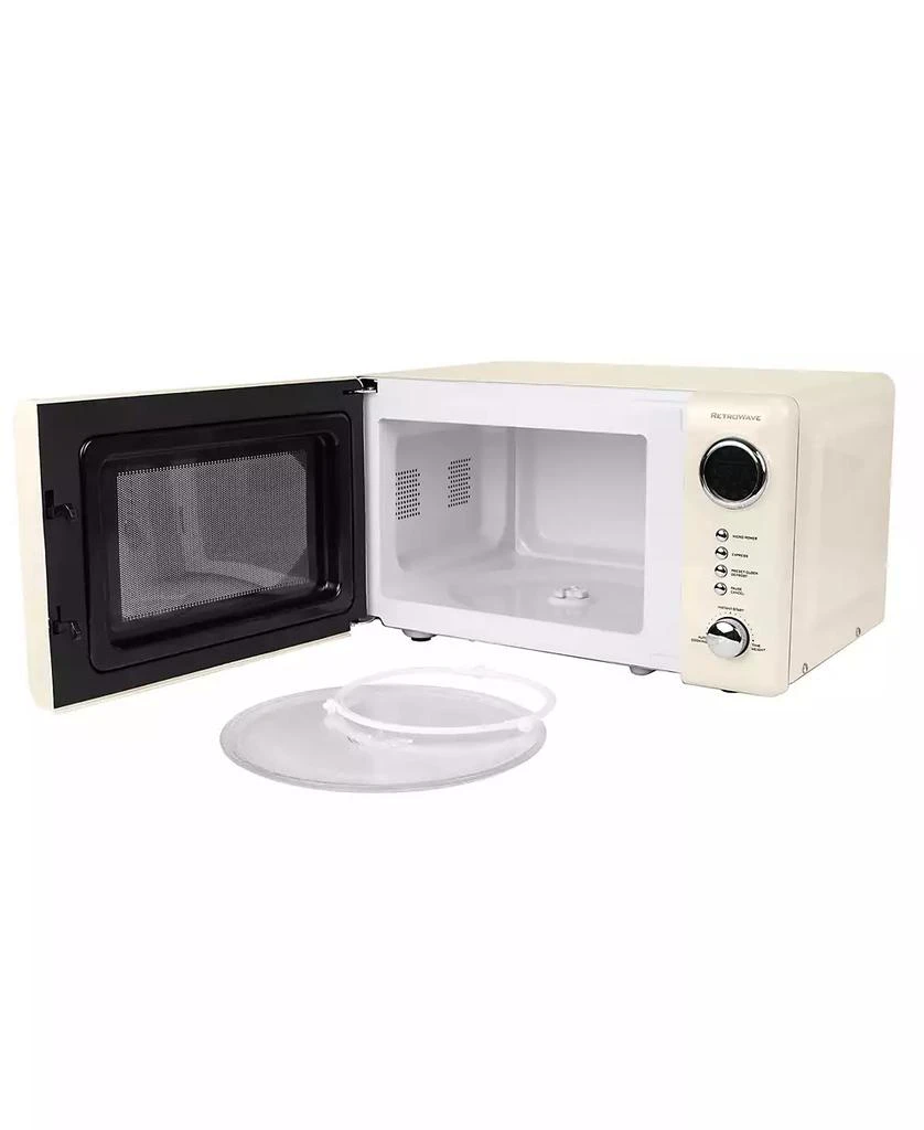 Nostalgia Retro 0.7 Cubic Foot 700 Watt Countertop Microwave Oven 2