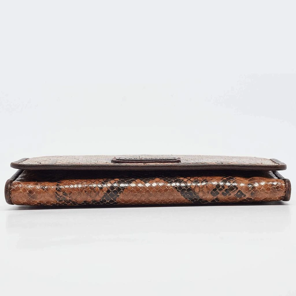 Longchamp Longchamp Multicolor Snakeskin Embossed Leather Continental Wallet 12