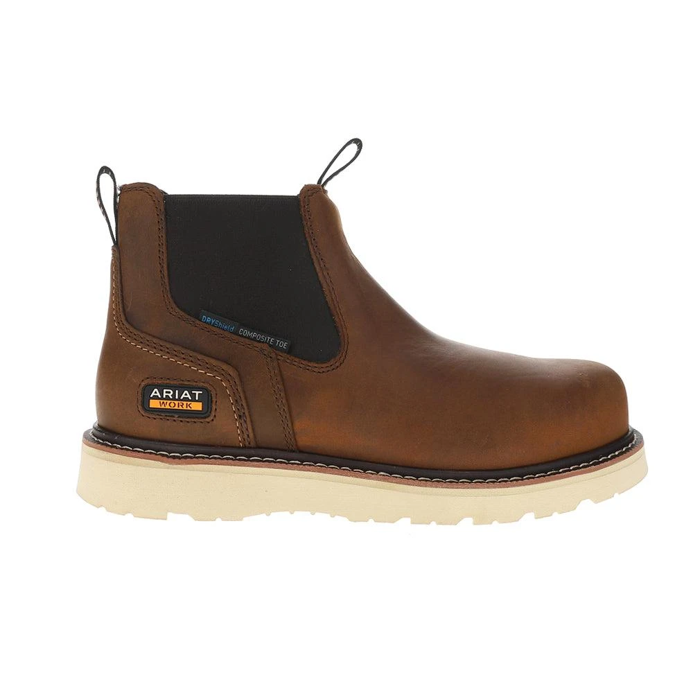 Ariat Rebar Wedge Chelsea 6 inch Waterproof Composite Toe Work Boots 1