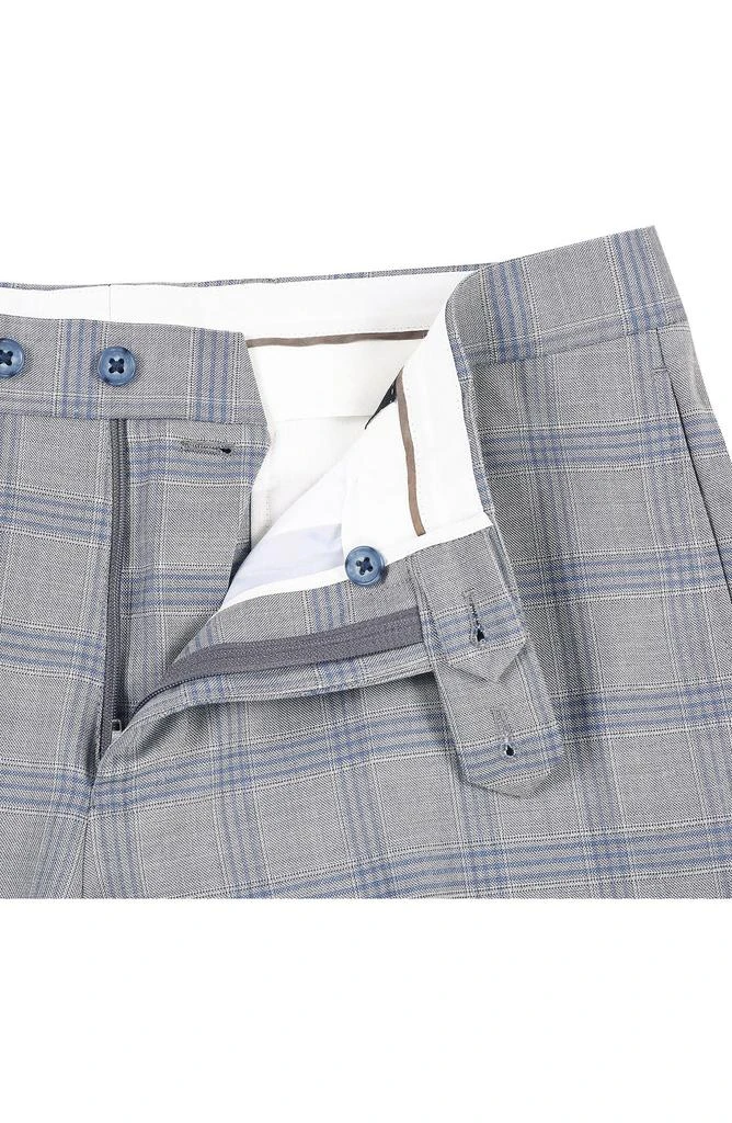 English Laundry Plaid Grey Wool Blend Suit 9