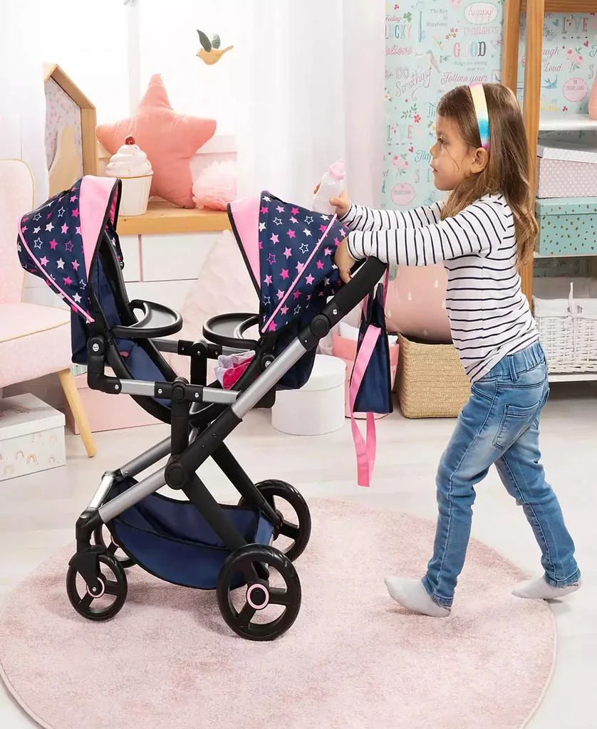 Bayer Design Dolls - Stars Xeo Twin Pram Set 6