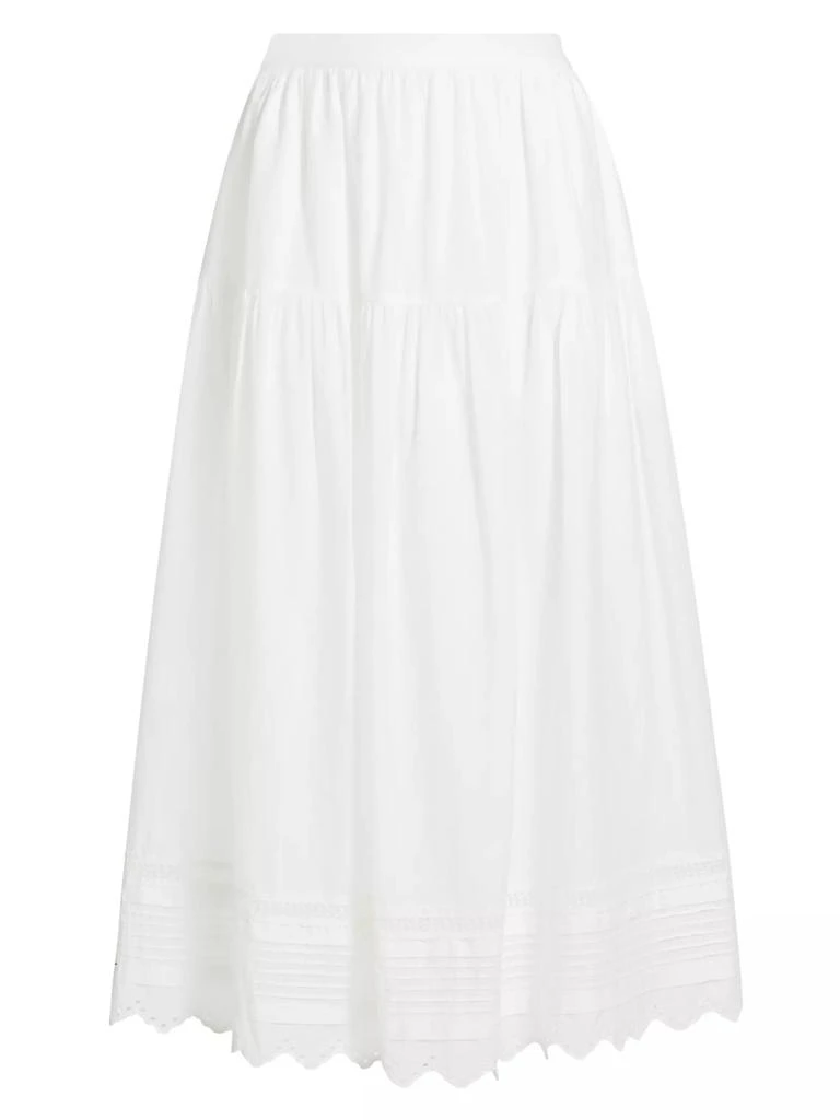 XIRENA Tilda Cotton A-Line Maxi Skirt 1