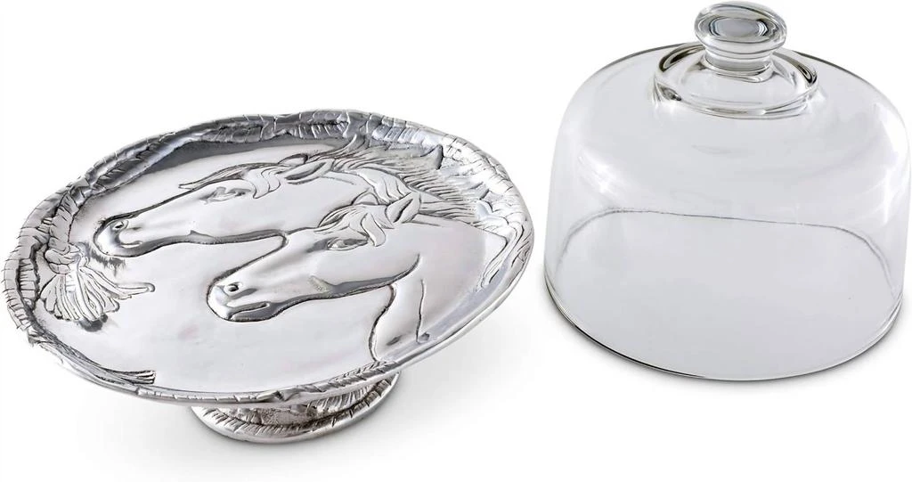 Arthur Court Arthur Court - Horse Footed Plate Glass Dome 2