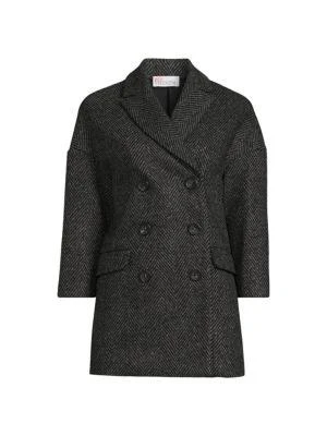REDValentino Drop Shoulder Wool Blend Coat 3