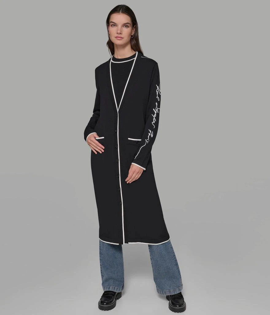 Karl Lagerfeld Paris KARL SIGNATURE DUSTER CARDIGAN 1
