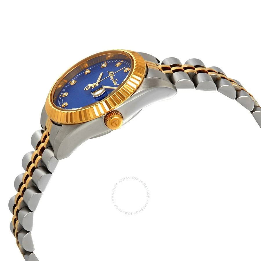 Mathey-Tissot Mathey III Quartz Crystal Blue Dial Ladies Watch D810BU 2