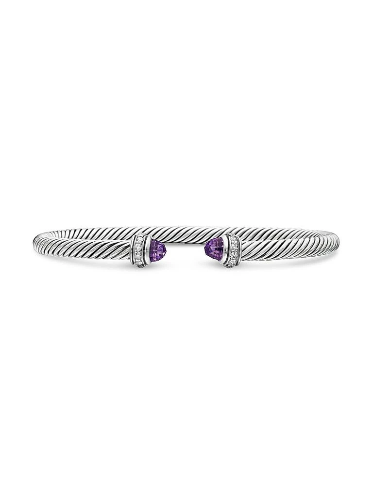 David Yurman Cable Classics Color Bracelet with Pavé Diamonds