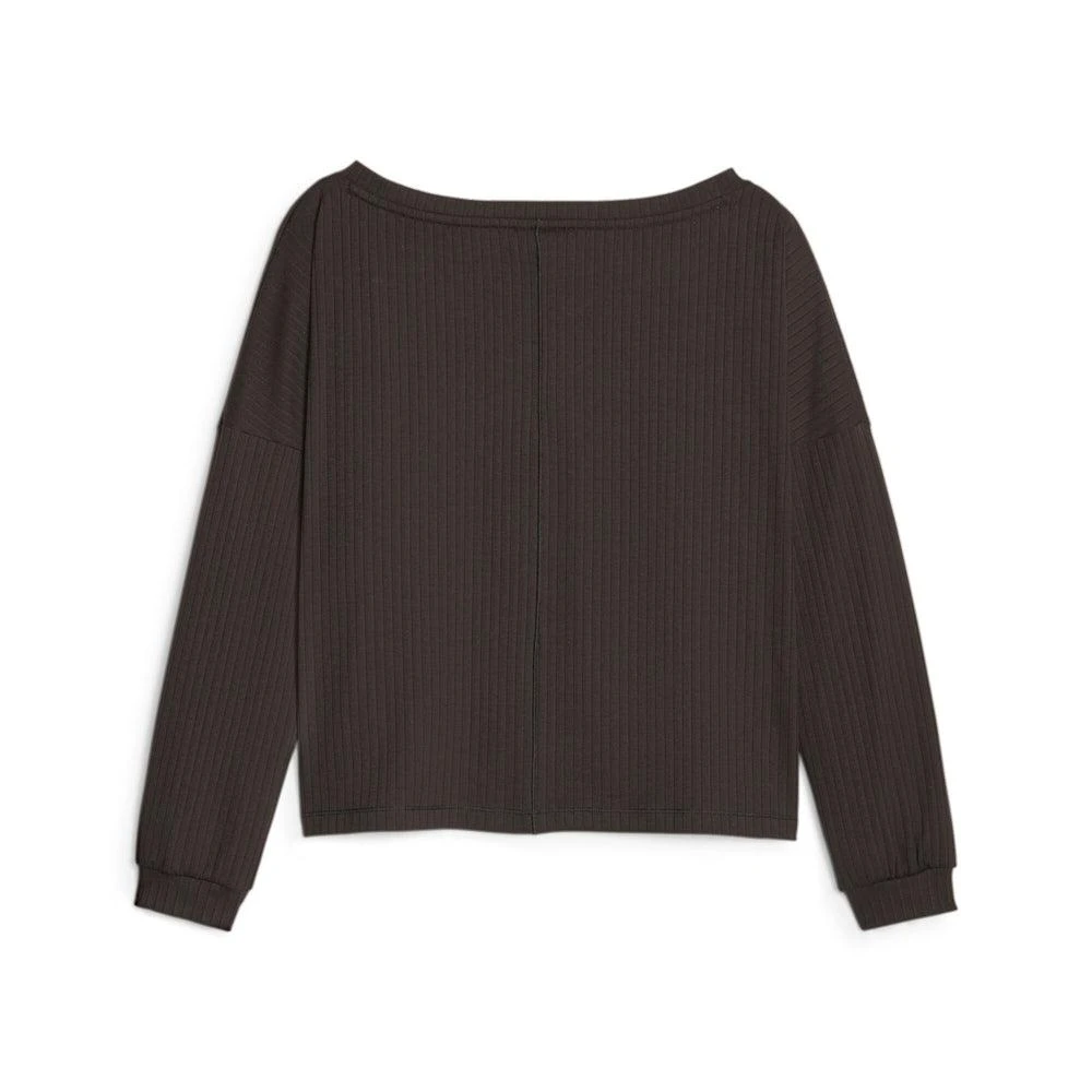 Puma Studio Unwind Scoop Neck Long Sleeve Athletic T-Shirt 2