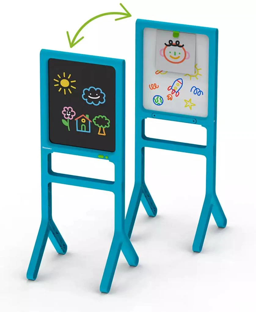 Discovery Kids Glow Easel Dual-Sided Art Station 4