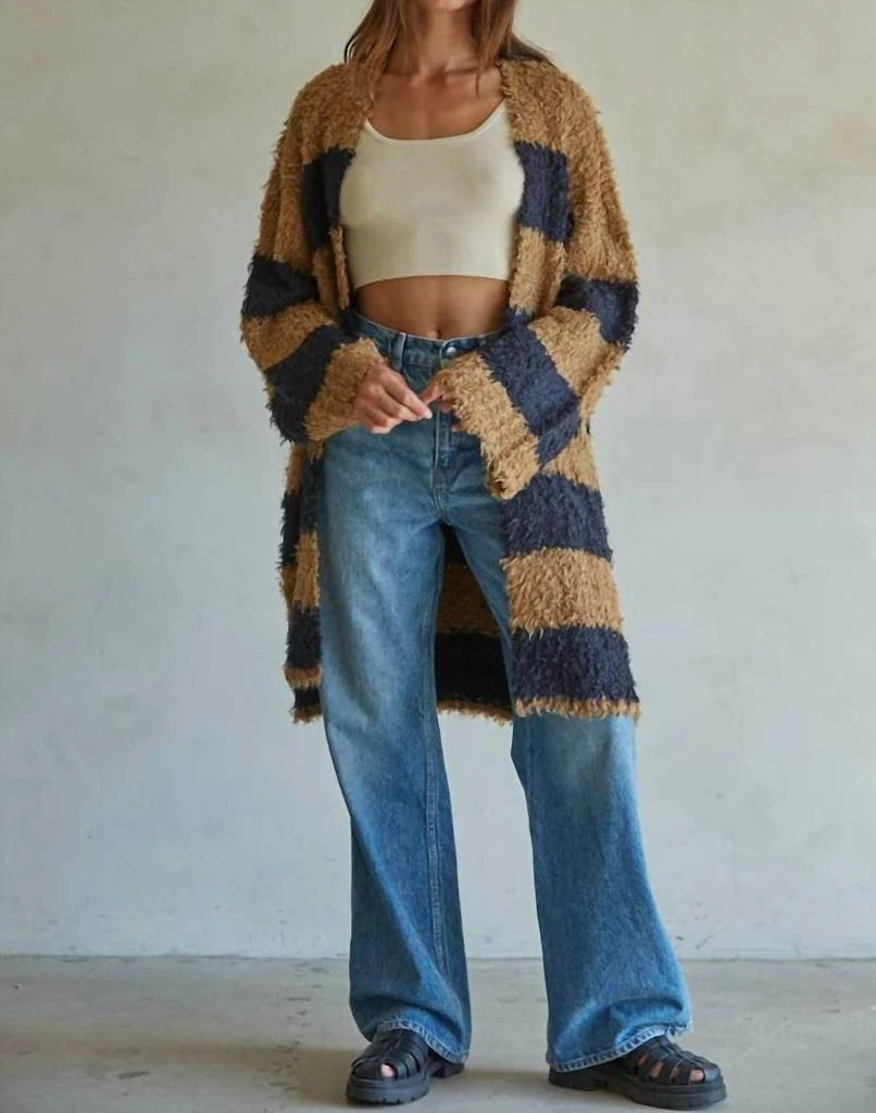 By Together By Together - Long Strip Cardi Sweater