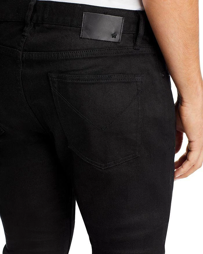 John Varvatos Star USA Bowery Slim Straight Fit Jeans in Jet Black 6